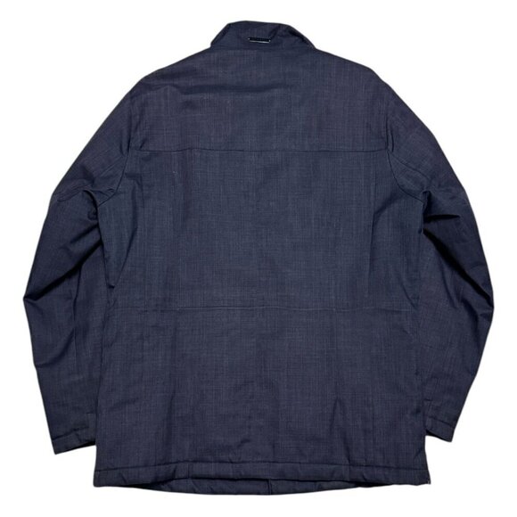 BUGATTI Luxury Designer Water Resistant Blue Business Casual Jacket Mens Medium - Picture 3 of 8